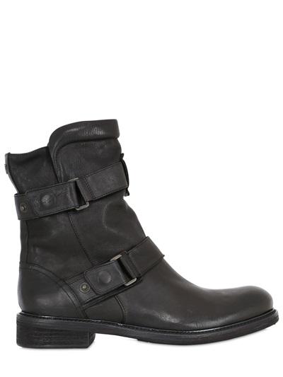 Matchless London Wild One Zip-up Leather Biker Boots