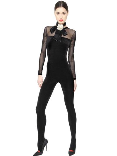 Daniele Carlotta Tulle & Chenille Jumpsuit