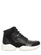 Dkny 30mm Paisley Leather Lace-up Sneakers