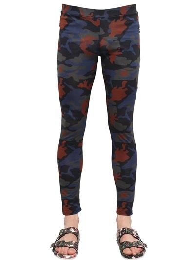 Givenchy Cotton Jersey Ankle Zip Leggings