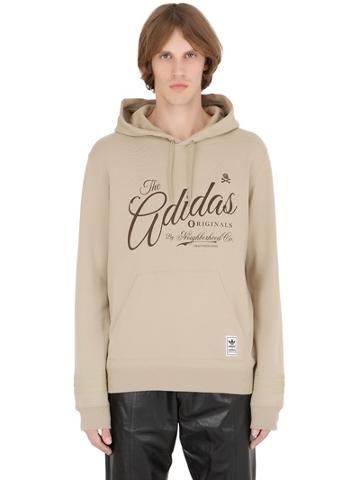 Neighborhood For Adidas Originals Hooded Printed Cotton Sweatshirt