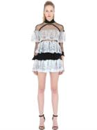 Dagda Sheer Dress With Ruffles