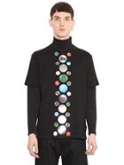 Christopher Kane Atom Sticker Cotton T-shirt