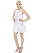 Ermanno Scervino Lace & Embroidered Cotton Muslin Dress
