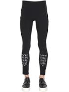 Dirk Bikkembergs Db1 Nylon Stretch Leggings