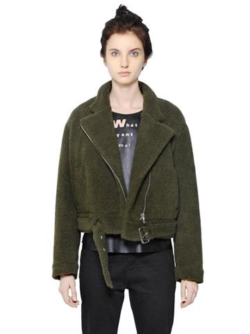 Mm6 Di Maison Margiela Faux Shearling Jacket