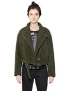 Mm6 Di Maison Margiela Faux Shearling Jacket
