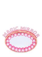 Benedetta Bruzziches Magic Mirror Rhinestone Brass Clutch