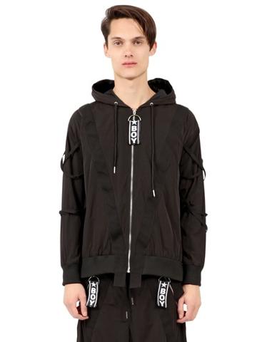 Boy London Boy Parachute Hooded Zip-up Sweatshirt