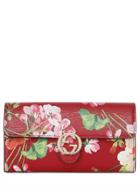 Gucci Blooms Printed Leather Wallet