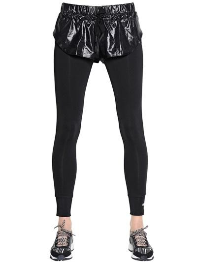 Adidas By Stella Mccartney Essentials Shorts & Microfiber Leggings