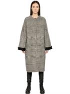 Ava Adore Reversible Prince Of Wales Wool Coat