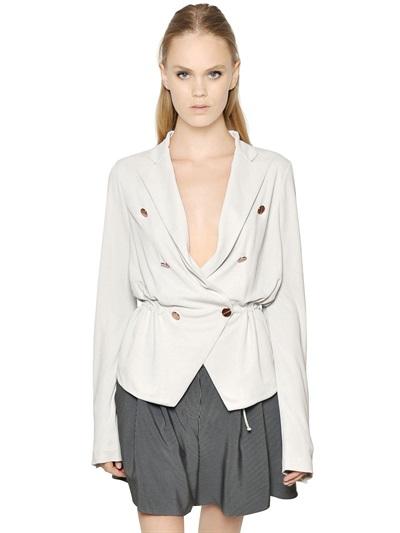 Emporio Armani Double Viscose Jersey Jacket