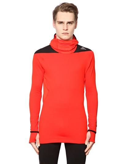 Adidas Performance Stretch Jersey Training Sweatshirt