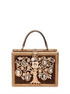 Dolce & Gabbana Family Tree Velvet & Maple Dolce Bag