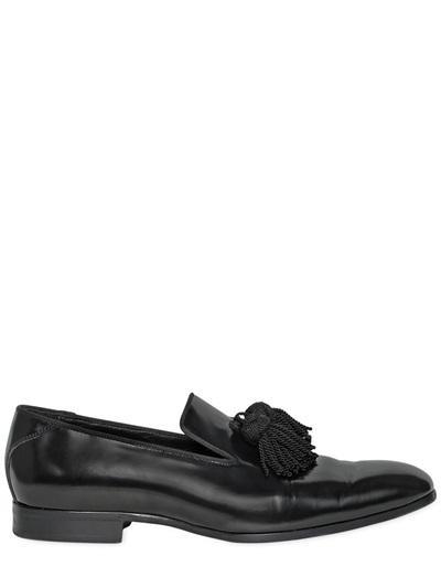 Jimmy Choo - Tasseled Nappa Leather Loafers