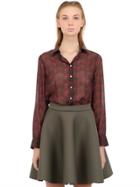 What's Inside You Girly Printed Chiffon Shirt
