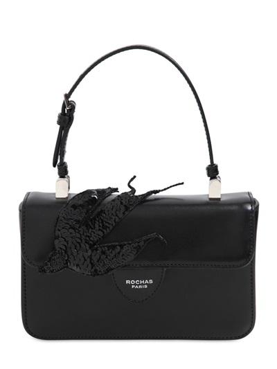 Rochas Sparrow Sequin Embellished Leather Bag