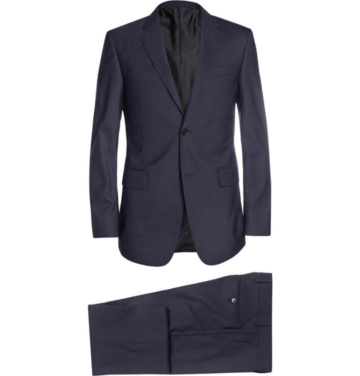 Gucci Navy Brera Slim-fit Wool Suit