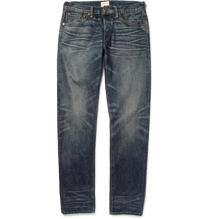 Simon Miller Slim-fit Washed Selvedge Denim Jeans