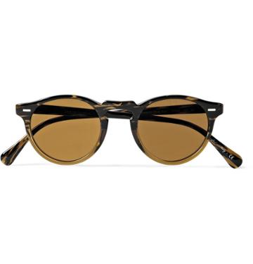 Oliver Peoples Gregory Peck Round-frame Acetate Sunglasses