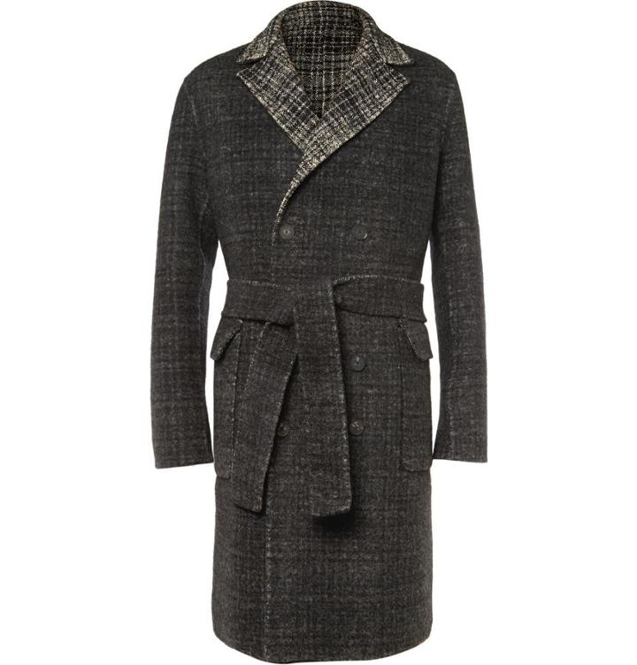 Bottega Veneta Reversible Oversized Wool And Mohair-blend Overcoat