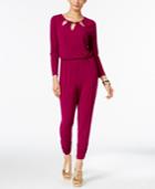 Thalia Sodi Cutout Hardware Jumpsuit, Only At Macy's