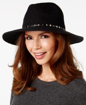 Inc International Concepts Mixed Metallic Packable Panama Hat, Only At Macy's