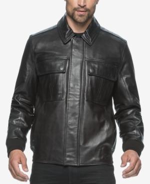 Marc New York Andover Leather Bomber