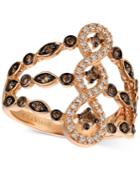 Le Vian Chocolatier Diamond Ring (1/2 Ct. T.w.) In 14k Rose Gold