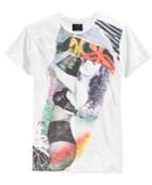 Guess Men's Myer Slub Taped Longline T-shirt