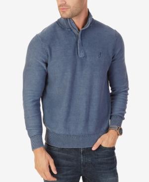 Nautica Men's Classic-fit Quarter-zip Sweater