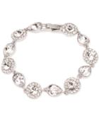 Givenchy Silver-tone Crystal & Stone Flex Bracelet