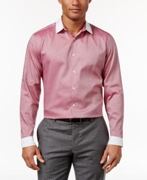 Inc International Concepts Men's Chambray White Trim Shirt, Only At Macy's