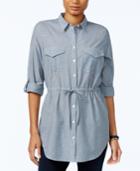 Tommy Hilfiger Utility Tunic Shirt, Only At Macy's
