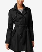 Betsey Johnson Skirted Corset-back Raincoat
