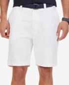 Nautica Men's Flat-front Linen Deck Shorts