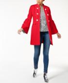 I.n.c. Bell-sleeve Ponte-knit Coat, Created For Macy's