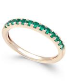 Emerald Band (1/2 Ct. T.w.) In 14k Gold