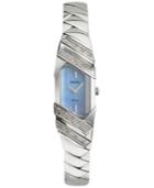 Seiko Women's Solar Tressia Diamond Accent Stainless Steel Bracelet Watch 16mm Sup331