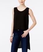 Bar Iii Sleeveless High-low Hem Blouse, Only At Macy's