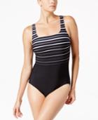 Reebok Winning Streak Printed Active One-piece Swimsuit Women's Swimsuit