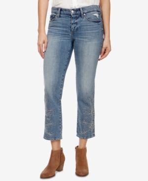 Lucky Brand Sweet Embroidered Straight-leg Jeans