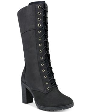 Timberland Women's Glacy Lace-up Block-heel Boots Women's Shoes