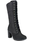 Timberland Women's Glacy Lace-up Block-heel Boots Women's Shoes