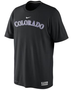 Nike Men's Short-sleeve Dri-fit Colorado Rockies T-shirt