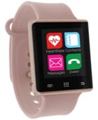 Itouch Unisex Pulse Blush Silicone Strap Smart Watch 41mm, Created For Macy's