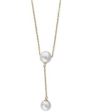 Eclipse By Effy Freshwater Pearl (8-9mm) Lariat Necklace In 14k Gold