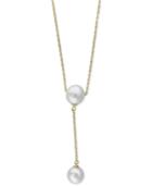 Eclipse By Effy Freshwater Pearl (8-9mm) Lariat Necklace In 14k Gold