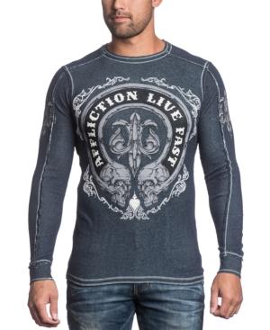 Affliction Live Fast Thermal Reversible Long Sleeve Shirt